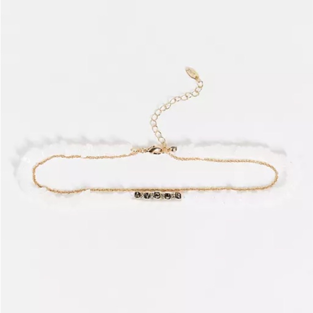 Liars + Lovers Amour Block Letter Multi Row Choker